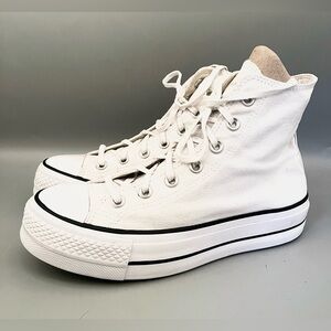 EUC Chuck Taylor All Star Hi Lift Platform Sneaker Size 7 High Top Shoes